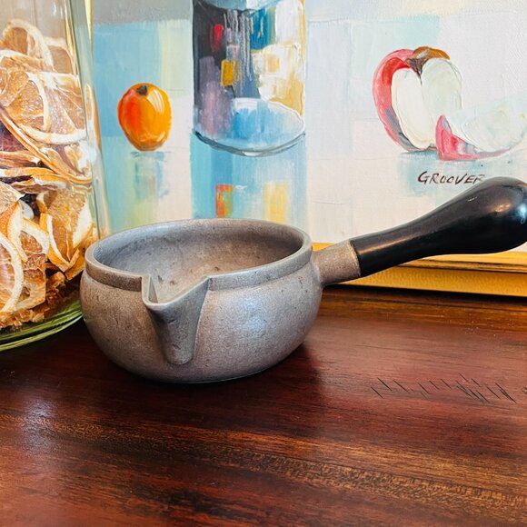 Vintage 1960s Wilton Armetale Pewter Pot Butter Sauce Syrup Gravy Cottagecore Sm - Picture 2 of 7